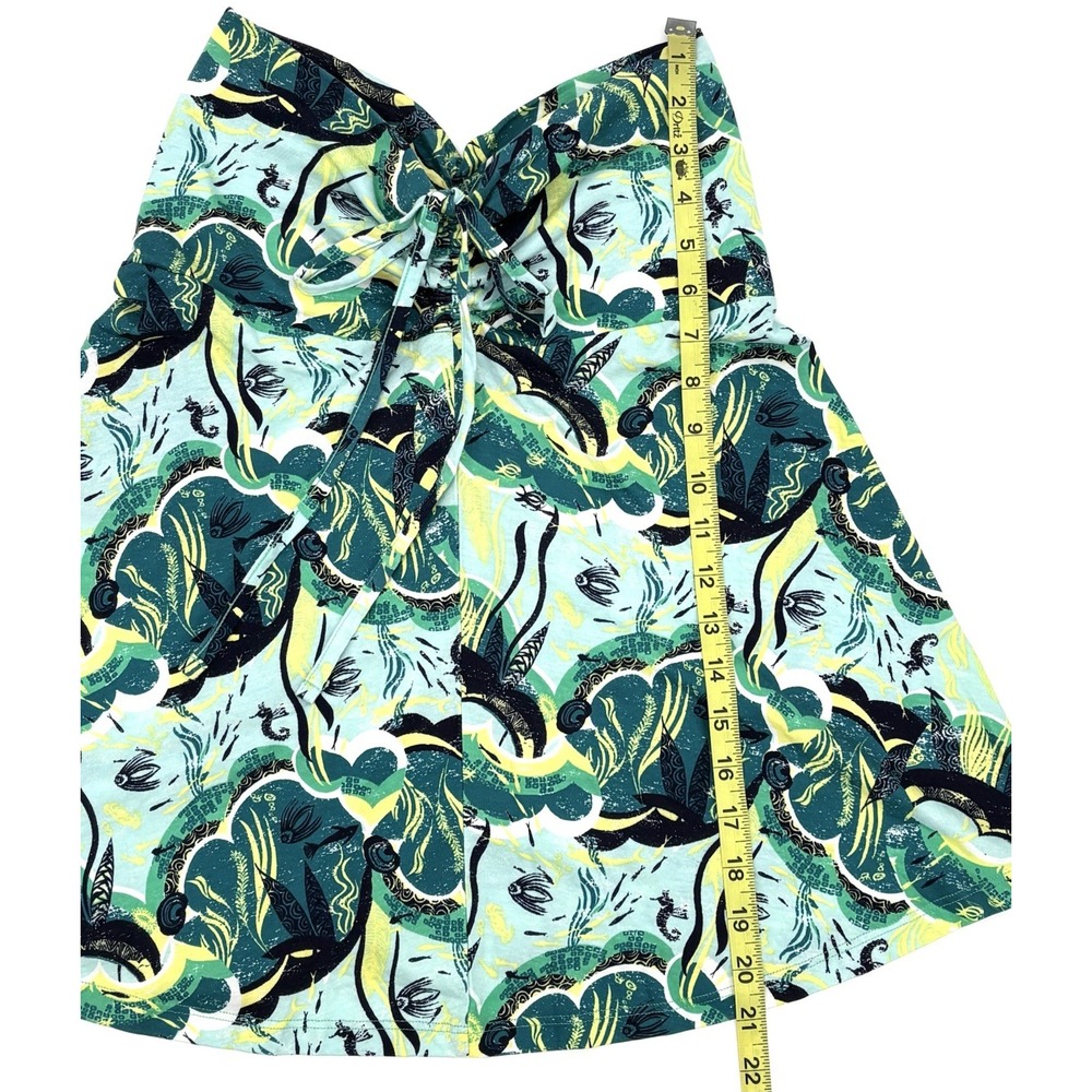 Patagonia Lithia Skirt Size Small Green Print Organic Cotton Lyocell NWT - Picture 4 of 8